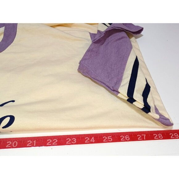 Taylor Swift Meet Me at Midnight Plus Size 4XL Cream Lavender Haze Ringer Tshirt - Picture 5 of 7